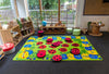 Back to Nature™ Chloe Caterpillar Numeracy & Literacy 3x2m Carpet-Dropship,Educational Carpet,Kit For Kids,Mats & Rugs,Rectangular,Rugs,Wellbeing Furniture,World & Nature-Learning SPACE