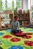 Back to Nature™ Chloe Caterpillar Numeracy & Literacy 3x2m Carpet-Dropship,Educational Carpet,Kit For Kids,Mats & Rugs,Rectangular,Rugs,Wellbeing Furniture,World & Nature-Learning SPACE