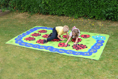 Back to Nature™ Chloe Caterpillar Numeracy & Literacy Outdoor Mat-Dropship,Early Years Literacy,Early Years Maths,Educational Carpet,Kit For Kids,Mats & Rugs,Rectangular,Rugs,Wellbeing Furniture,World & Nature-Learning SPACE