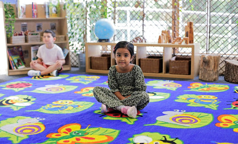 Back to Nature™ Square Bug 3x3m Carpet-Dropship,Kit For Kids,Mats & Rugs,Nature Sensory Room,Placement Carpets,Rugs,Square,Wellbeing Furniture,World & Nature-Learning SPACE