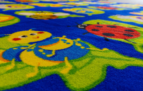 Back to Nature™ Square Bug 3x3m Carpet-Dropship,Kit For Kids,Mats & Rugs,Nature Sensory Room,Placement Carpets,Rugs,Square,Wellbeing Furniture,World & Nature-Learning SPACE