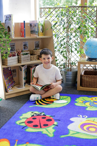 Back to Nature™ Square Bug 3x3m Carpet-Dropship,Kit For Kids,Mats & Rugs,Nature Sensory Room,Placement Carpets,Rugs,Square,Wellbeing Furniture,World & Nature-Learning SPACE