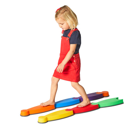 Balancing Kit - The River - Set Of 6-Active Games,Additional Need,AllSensory,Balancing Equipment,Calmer Classrooms,Dropship,Exercise,Games & Toys,Gonge,Gross Motor and Balance Skills,Helps With,Learning Difficulties,Movement Breaks,Sensory Processing Disorder,Spring,Stepping Stones,Stock,Vestibular-Learning SPACE