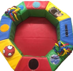 Ball Pit - Soft Sensory Ring for Baby-AllSensory,Baby Sensory Toys,Ball Pits,Down Syndrome,Gifts for 0-3 Months,Matrix Group,Playmats & Baby Gyms-Brights-LSSI005BRI-Learning SPACE