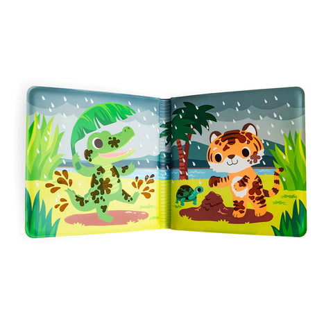 Bath Book - Messy Jungle-Baby & Toddler Gifts,Baby Bath. Water & Sand Toys,Baby Books & Posters,Baby Toys,Bigjigs Toys,Tiger Tribe-Learning SPACE