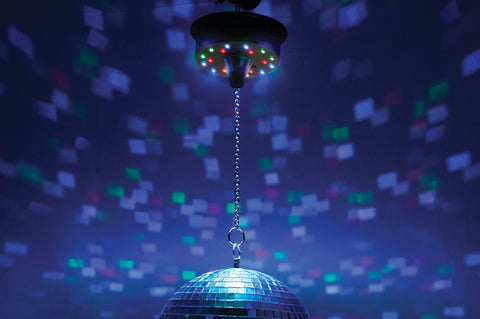 Battery Operated LED Mirror Ball Motor-QTX,Sensory Ceiling Lights,Sensory Room Lighting,Teenage Lights-Learning SPACE