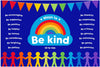 Be Kind Carpet 2x1.3m-Calmer Classrooms,Dropship,Educational Carpet,Helps With,Kit For Kids,Mats & Rugs,Multi-Colour,Rectangular,Rewards & Behaviour,Rugs,Wellbeing Furniture-Learning SPACE