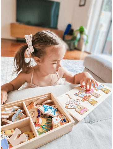 Bear Family - Wooden Dress Up Set-Bigjigs Toys,Dress Up Costumes & Masks,Early Years Maths,Imaginative Play,Maths,Memory Pattern & Sequencing,Primary Maths,Role Play,SCOTEXCEL,Stock,Wooden Toys-Learning SPACE