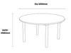 Beechwood Round Tables-Dropship,Round,Table,Wooden Table-Learning SPACE