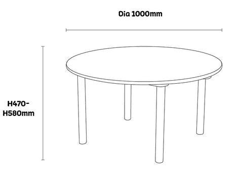 Beechwood Round Tables-Dropship,Round,Table,Wooden Table-Learning SPACE