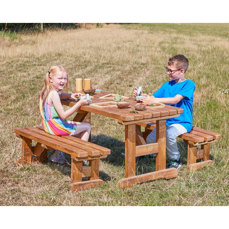 Beefy Table & Benches (3Pk)-Cosy Direct, Picnic Table, Table, Wooden Table-53488-Learning SPACE