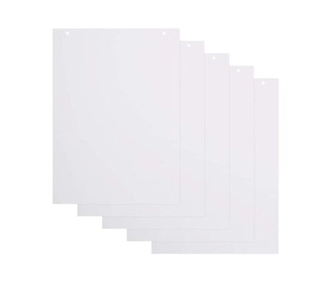 Bi-Office Flipchart Pad Plain A1 White 40 Sheets (Pack 5)-Stationery-Learning SPACE