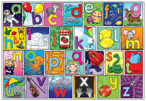 Big Alphabet Jigsaw Puzzle 26 Pieces-13-99 Piece Jigsaw,Down Syndrome,Dyslexia,Early Years Literacy,Games & Toys,Learn Alphabet & Phonics,Learning Difficulties,Literacy Toys,Orchard Toys,Primary Literacy-Learning SPACE