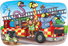Big Fire Engine Jigsaw Puzzle-13-99 Piece Jigsaw,Down Syndrome,Early years Games & Toys,Fire. Police & Hospital,Games & Toys,Gifts For 2-3 Years Old,Imaginative Play,Orchard Toys,Primary Games & Toys,Stock,Strength & Co-Ordination-Learning SPACE
