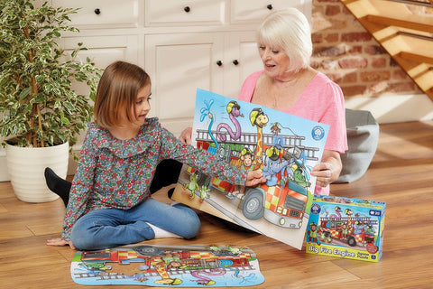 Big Fire Engine Jigsaw Puzzle-13-99 Piece Jigsaw,Down Syndrome,Early years Games & Toys,Fire. Police & Hospital,Games & Toys,Gifts For 2-3 Years Old,Imaginative Play,Orchard Toys,Primary Games & Toys,Stock,Strength & Co-Ordination-Learning SPACE