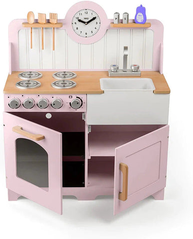 Bigjigs Country Play Kitchen with Accessories! Full Kitchen Experience Bundle-Bigjigs Toys,Imaginative Play,Kitchens & Shops & School,Play Kitchen,Play Kitchen Accessories,Role Play-Learning SPACE