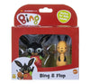 Bing & Friends Figure Twin Pack Bing and Flop Characters-Bing and Friends,Figurines,Gifts For 2-3 Years Old,Small World,Stocking Stuffers-Learning SPACE