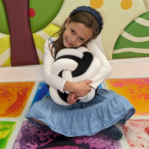 Black and White Soft Cuddle Ball-Additional Need,AllSensory,Blind & Visually Impaired,Calming & Anxiety,Calming and Relaxation,Comfort Toys,Games & Toys,Helps With,Playlearn,SCOTEXCEL,Sensory Balls,Sensory Seeking,Tactile Toys & Books-Learning SPACE