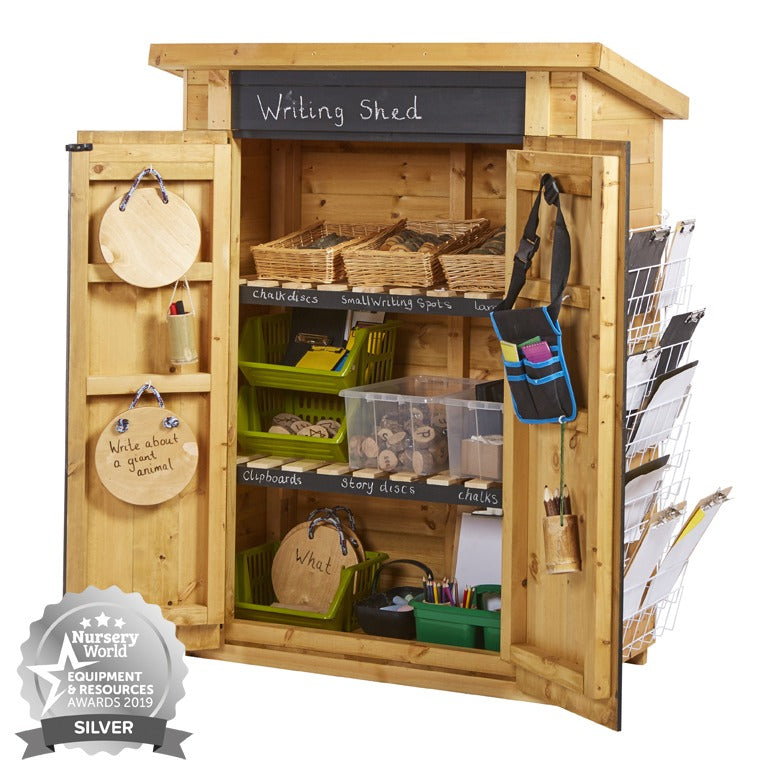 Blackboard Writing Shed-Cosy Direct,Cosy Outdoor,Sheds,Wellbeing Furniture-Learning SPACE