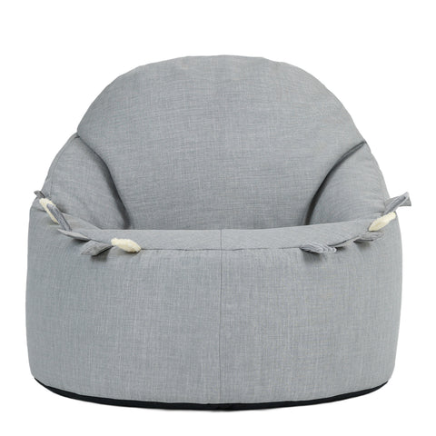 Blue Sensory Touch Tags Chair Bean Bag-Bean Bags,Bean Bags & Cushions,Dropship,Eden Learning Spaces,Nurture Room,Sensory Room Furniture,Stock,Wellbeing Furniture-Learning SPACE