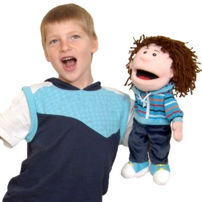 Boy Moving Mouth Hand Puppet-Early Education & Smart Toys-Comfort Toys, communication, Communication Games & Aids, Helps With, Imaginative Play, Neuro Diversity, Primary Literacy, Puppets & Theatres & Story Sets, Role Play, Stock-Learning SPACE