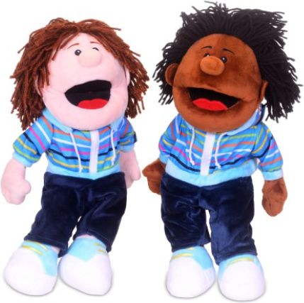 Boy Moving Mouth Hand Puppet-Early Education & Smart Toys-Comfort Toys, communication, Communication Games & Aids, Helps With, Imaginative Play, Neuro Diversity, Primary Literacy, Puppets & Theatres & Story Sets, Role Play, Stock-Learning SPACE