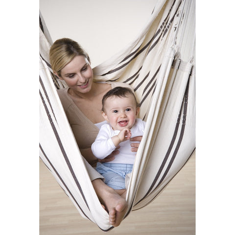 Brasil Cappuccino Hammock Chair-Hammock Chair-Amazonas,Cotton,Cream,Dropship,Hammock chair,Hanging Chair,Indoor,Single-Learning SPACE