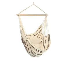 Brasil Cappuccino Hammock Chair-Hammock Chair-Amazonas,Cotton,Cream,Dropship,Hammock chair,Hanging Chair,Indoor,Single-Learning SPACE