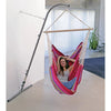 Brasil Grenadine Hammock Chair-Hammock Chair-Amazonas,Cotton,Dropship,Hammock chair,Hanging Chair,Indoor,Pink,Purple,Red,Single-Learning SPACE