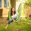 Brasil Oliva Hammock Chair-Hammock Chair-Amazonas,Cotton,Dropship,Green,Hammock chair,Hanging Chair,Indoor,Single-Learning SPACE