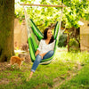 Brasil Oliva Hammock Chair-Hammock Chair-Amazonas,Cotton,Dropship,Green,Hammock chair,Hanging Chair,Indoor,Single-Learning SPACE