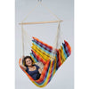 Brasil Rainbow Hammock Chair-Hammock Chair-Amazonas,Cotton,Dropship,Hammock chair,Hanging Chair,Indoor,Rainbow,Single-Learning SPACE