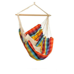Brasil Rainbow Hammock Chair-Hammock Chair-Amazonas,Cotton,Dropship,Hammock chair,Hanging Chair,Indoor,Rainbow,Single-Learning SPACE