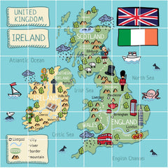 British Isles Playmat for Programmable Robots-Classroom Resources,Coding,EA Tender,Educational Play,Playmat,Technology & Design-Learning SPACE