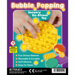 Bubble Push Popping Sensory De-stress Toy-Calming & Anxiety,Calming and Relaxation,Cause & Effect Toys,Fidget,Games & Toys,Helps With,Push Popper,Stocking Stuffers-Learning SPACE