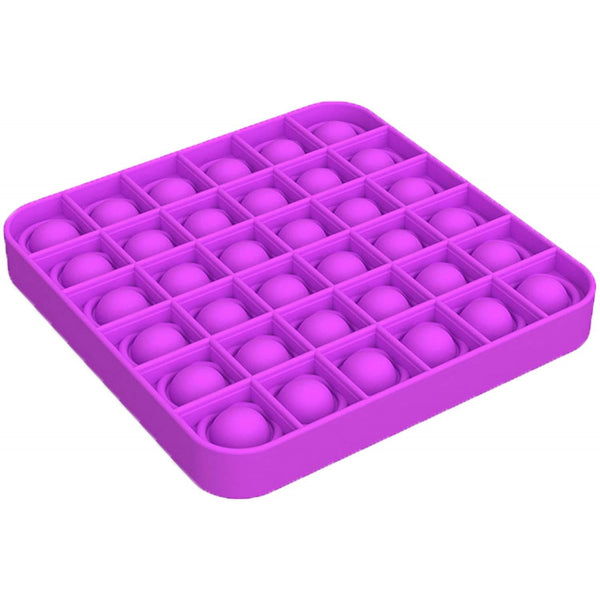 Bubble Push Popping Sensory De-stress Toy-Calming & Anxiety,Calming and Relaxation,Cause & Effect Toys,Fidget,Games & Toys,Helps With,Push Popper,Stocking Stuffers-Square-SQUAREMAT-Learning SPACE