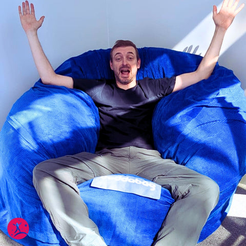 Buddabag Snuggle Memory Foam Bean Bag - Choice of Size-AllSensory,Bean Bags,Bean Bags & Cushions,Chill Out Area,Full Size Seating,Matrix Group,Nurture Room,Reading Area,Seating,Sensory Room Furniture,Teenage & Adult Sensory Gifts-Learning SPACE