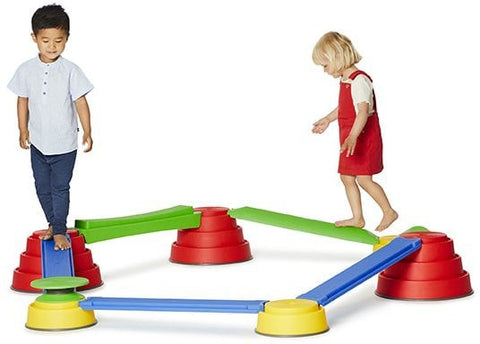 Build 'n' Balance - Intermediate Set-Additional Need,AllSensory,Balancing Equipment,Calmer Classrooms,Engineering & Construction,Exercise,Gonge,Gross Motor and Balance Skills,Helps With,Learning Difficulties,Movement Breaks,S.T.E.M,Sensory Garden,Sensory Processing Disorder,Stepping Stones,Stock,Vestibular-Learning SPACE