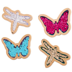 Butterflies & Dragonflies Sequin Set-Calmer Classrooms,Classroom Displays,Nature Learning Environment,Sensory Wall Panels & Accessories,Stock,Strength & Co-Ordination,TTS Toys-Learning SPACE