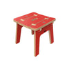 IKC Buxus Wooden Stool-Children's Wooden Seating, IKC Furniture, IKC Play, Seating, Toddler Seating-Red-Learning SPACE