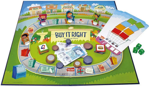 Buy It Right™ Shopping Game-Addition & Subtraction,Calmer Classrooms,Counting Numbers & Colour,Early years Games & Toys,Games & Toys,Helps With,Imaginative Play,Kitchens & Shops & School,Learning Resources,Life Skills,Maths,Maths Toys,Money,Pocket money,Primary Games & Toys,Primary Maths,Stock,Table Top & Family Games-Learning SPACE