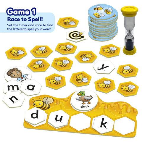 Buzz Words Game - Literacy Board Game-Dyslexia,Games & Toys,Gifts for 5-7 Years Old,Literacy,Orchard Toys,Primary Literacy,Table Top & Family Games-Learning SPACE