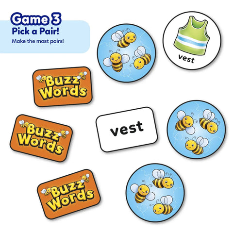 Buzz Words Game - Literacy Board Game-Dyslexia,Games & Toys,Gifts for 5-7 Years Old,Literacy,Orchard Toys,Primary Literacy,Table Top & Family Games-Learning SPACE