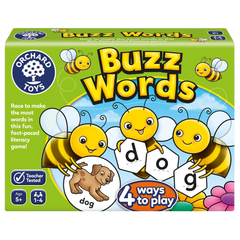 Buzz Words Game - Literacy Board Game-Games & Toys, Gifts for 5-7 Years Old, Literacy, Orchard Toys, Primary Literacy, Table Top & Family Games-Learning SPACE