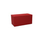 BuzziCube Flat- Sound Absorbent Cube Seat-bespoke, Buzzi Space, Seating-Duo-Red - TRCS 4207-AntiSkid-Learning SPACE