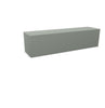 BuzziCube Flat- Sound Absorbent Cube Seat-bespoke, Buzzi Space, Seating-Quattro-Hazy Grey - TRCS+ 9107-AntiSkid-Learning SPACE