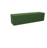 BuzziCube Flat- Sound Absorbent Cube Seat-bespoke, Buzzi Space, Seating-Quattro-Hazy Green - TRCS+ 9704-AntiSkid-Learning SPACE