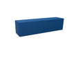 BuzziCube Flat- Sound Absorbent Cube Seat-bespoke, Buzzi Space, Seating-Quattro-Blue - TRCS 6075-AntiSkid-Learning SPACE