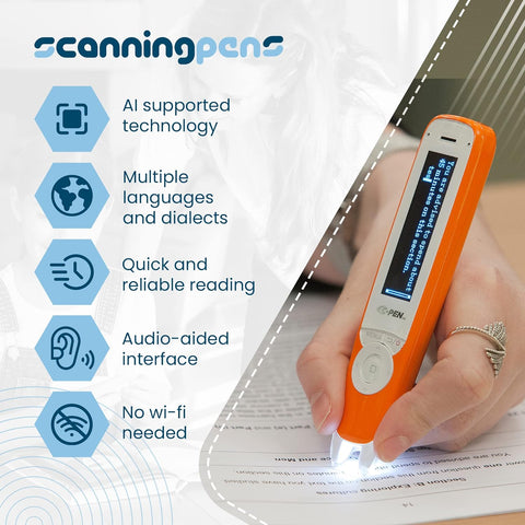 C-Pen Exam Reader 2 - Smart Reading Assistant-Back To School,Dropship,Dyslexia,Learning Difficulties,Neuro Diversity,S.T.E.M,Scanning Pens,Seasons,Stock,Technology & Design-Learning SPACE