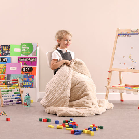 Cable Knit Faux Fur 2.3Kg Weighted Blanket-ADD/ADHD,Calming & Anxiety,Dropship,Eden Learning Spaces,Teen Sensory Weighted & Deep Pressure,Weighted & Deep Pressure,Weighted Blankets-Learning SPACE